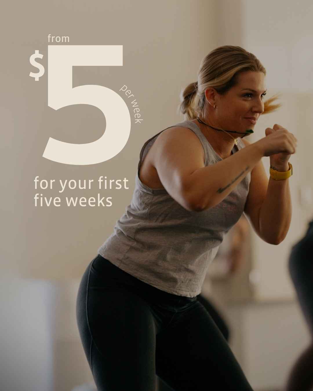 $5 for 5 weeks